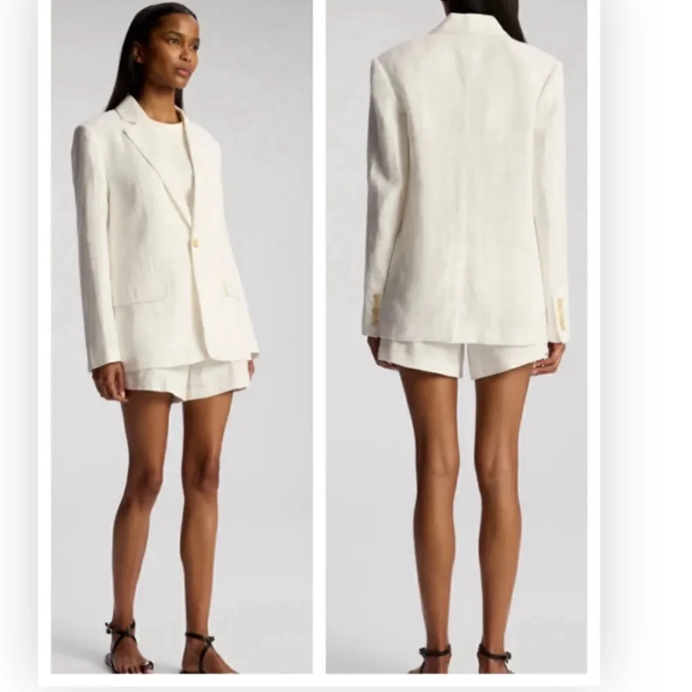 A.L.C. Arlo II Relaxed Linen Jacket size 8 $ 495.00